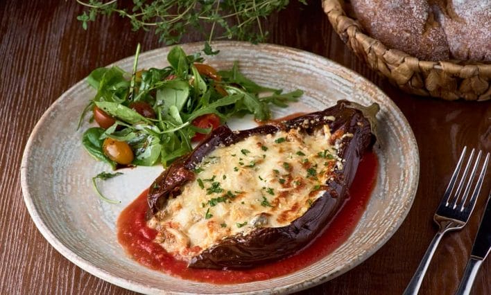 How to prepare healthy eggplant with cheese