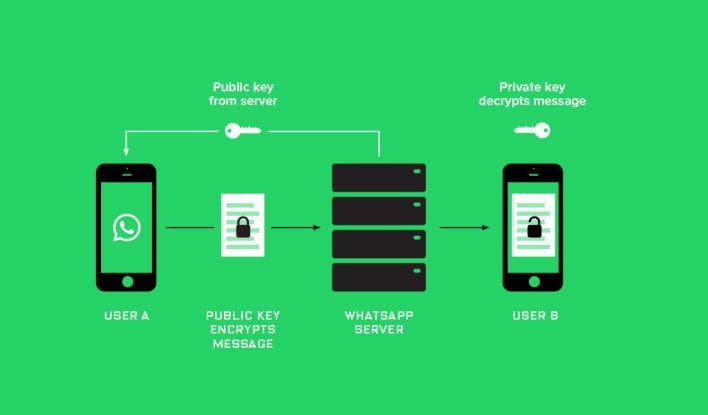 Explanation how works whatsapp encryption