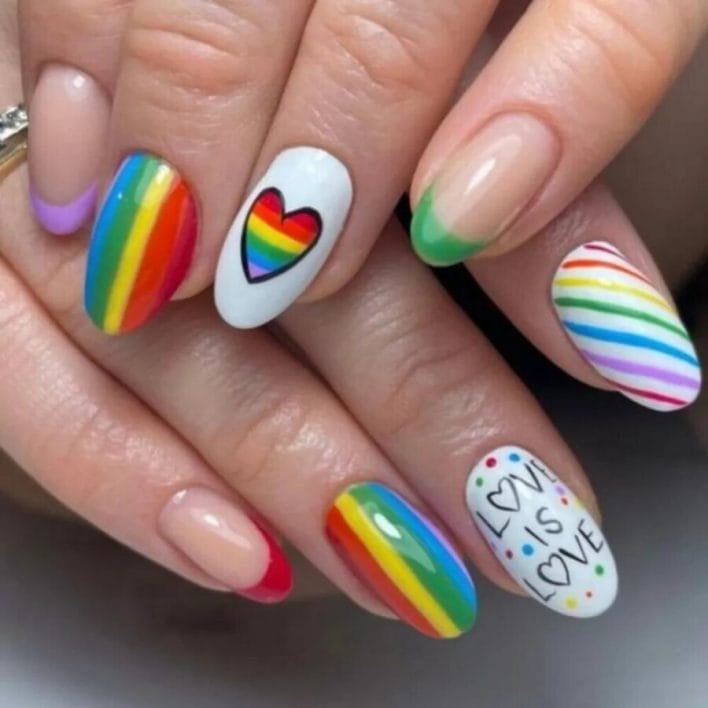 Love is love nails